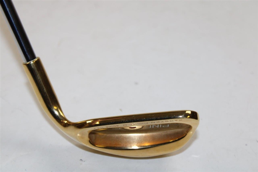 Jeff Maggert's Gold Plated Ping Eye 2 Sand Wedge for Holing Out For Walk Off Win- 1999 WGC