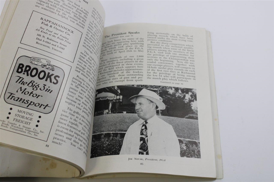1949 PGA National Championship Golferette Program - Snead Winner