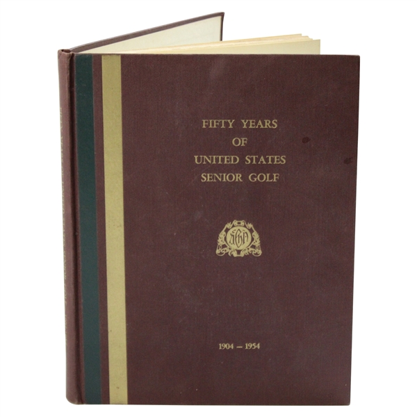 1904-1954 'Fifty Years of United States Senior Golf Book