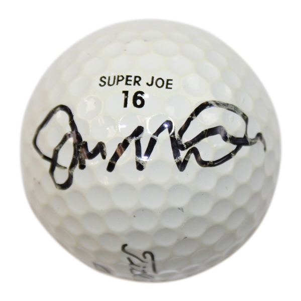 Joe Montana Signed Personal 'Super Joe 16' Logo Golf Ball JSA ALOA