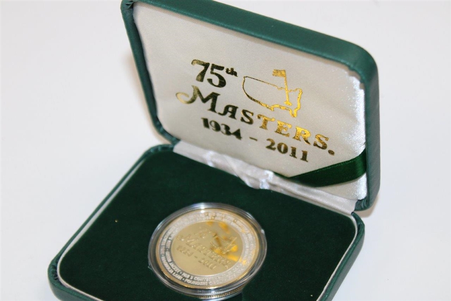 2011 Masters Tournament 75th Anniversary Coin LTD ED #47/350 