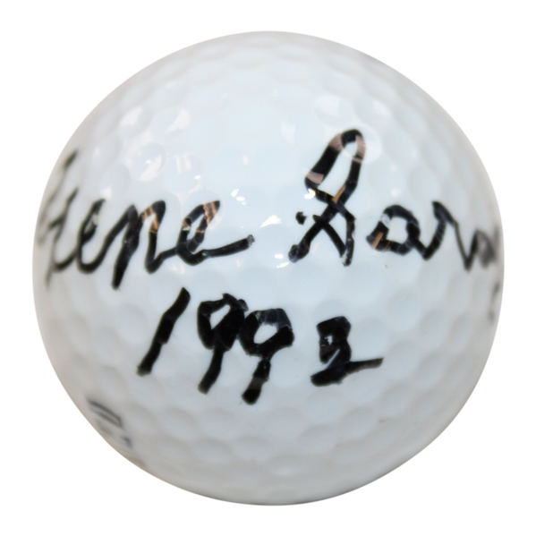 Gene Sarazen Signed Top-Flite II 3 Logo Golf Ball Inscribed '1992' PSA #H78767