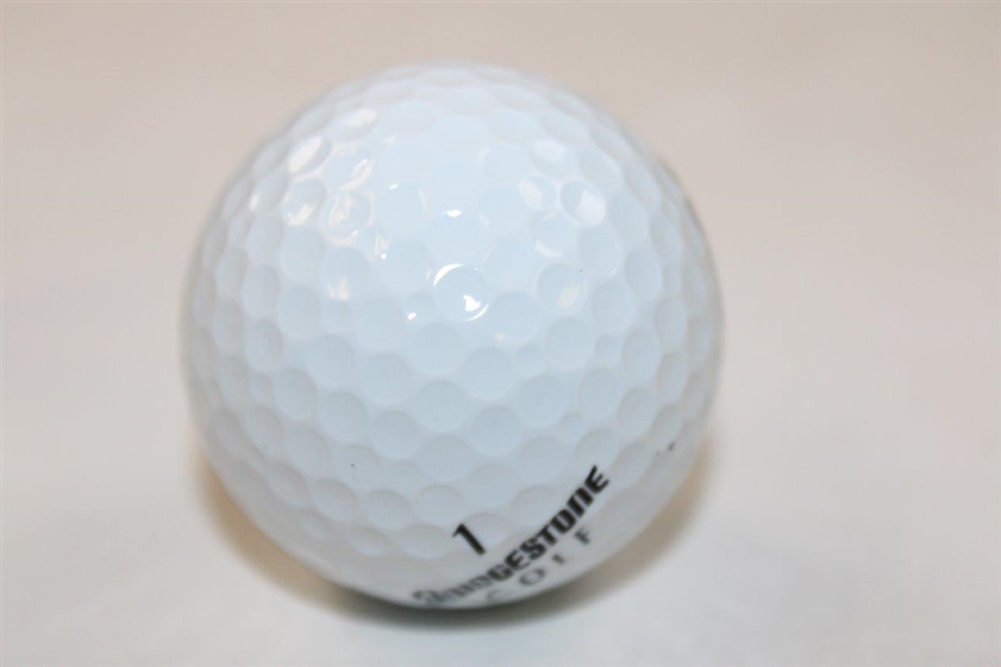 Pete Dye Signed Bridgestone E5 Logo Golf Ball JSA ALOA