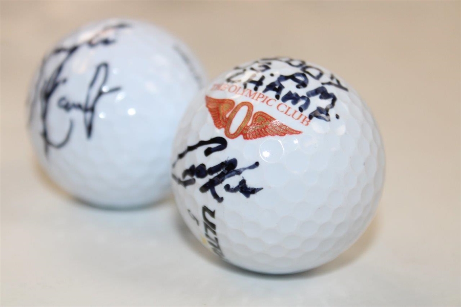 Colt Knost & Smylie Kaufman Signed Golf Balls JSA ALOA