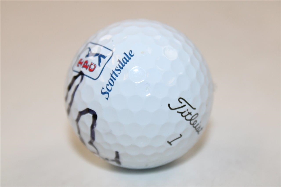 Sam Burns Signed TPC Scottsdale Golf Ball JSA ALOA