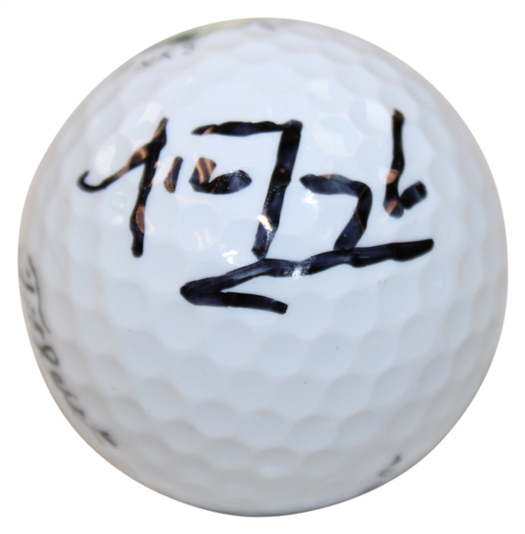 Nick Taylor Signed Pebble Beach Golf Ball JSA ALOA