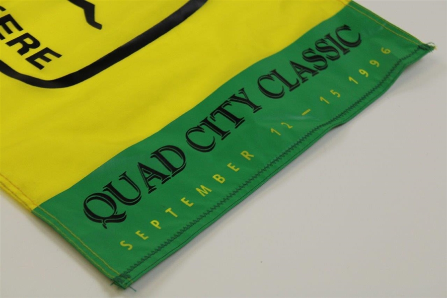 1996 Quad City Classic 18th Hole Winning Flag - Ed Fiori Win - Bob Burns Collection