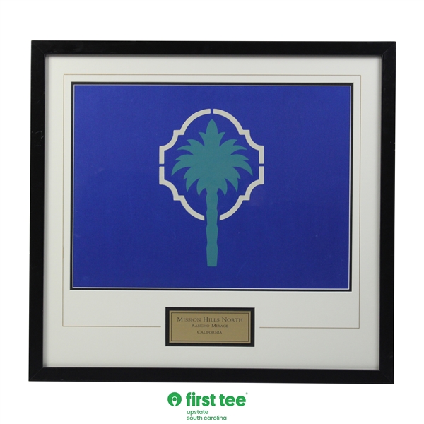 Mission Hills North in Rancho Mirage, Ca. Course Flag Logo - Framed