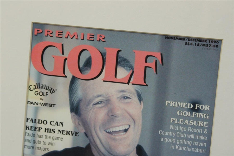1996 Premier Golf with Gary Player on Cover Magazine - Framed
