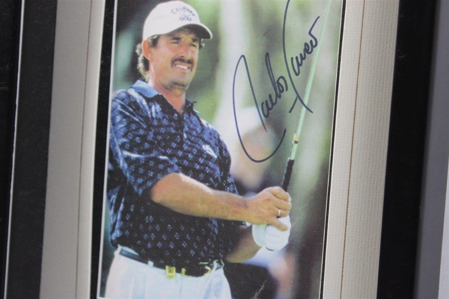 Carlos Franco Signed Photo & Golf Ball Display - Framed JSA ALOA