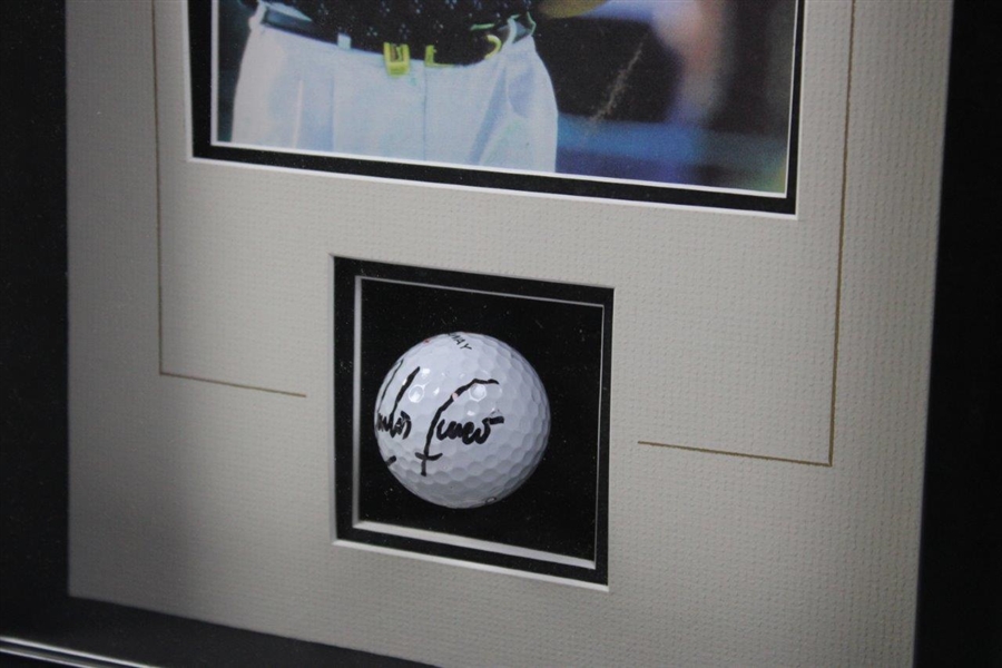 Carlos Franco Signed Photo & Golf Ball Display - Framed JSA ALOA