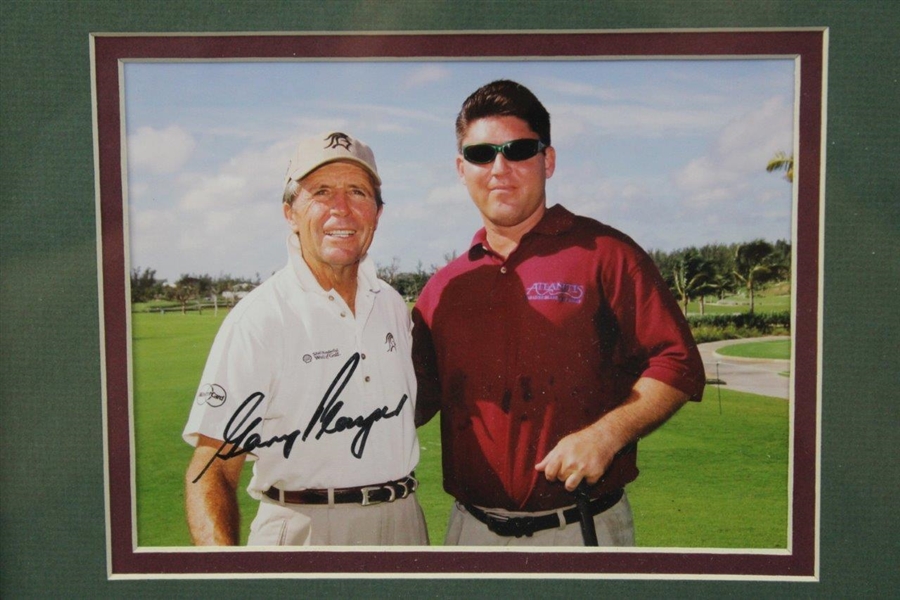 Gary Player Signed 2002 Office Depot Father/Son Challenge Photo Display - Framed