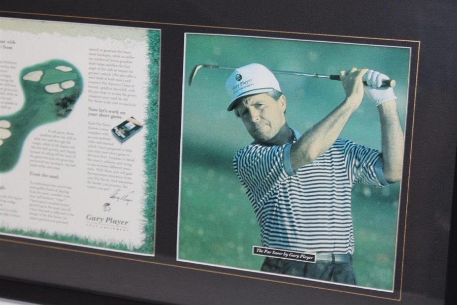 A Short Story by Gary Player' Par-Saver Sequence Display - Framed