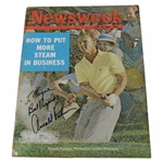 Arnold Palmer Signed Newsweek JSA ALOA