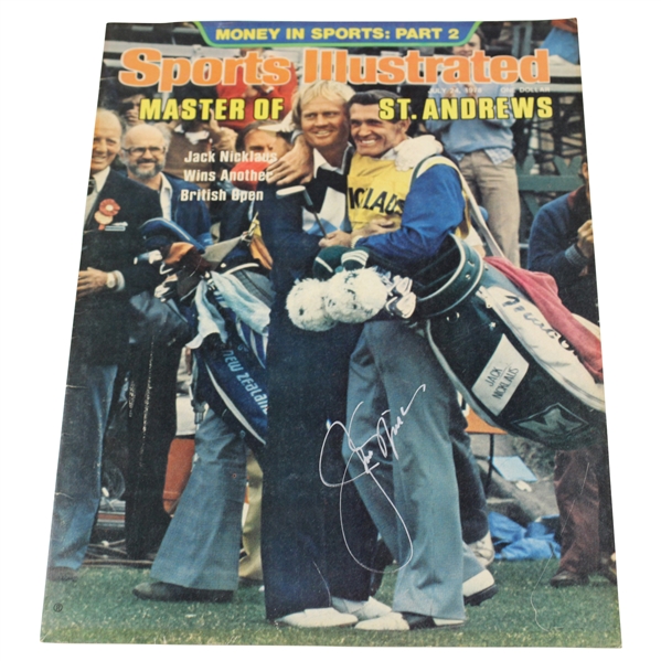 Jack Nicklaus Signed 1978 Sports Illustrated Cover JSA ALOA