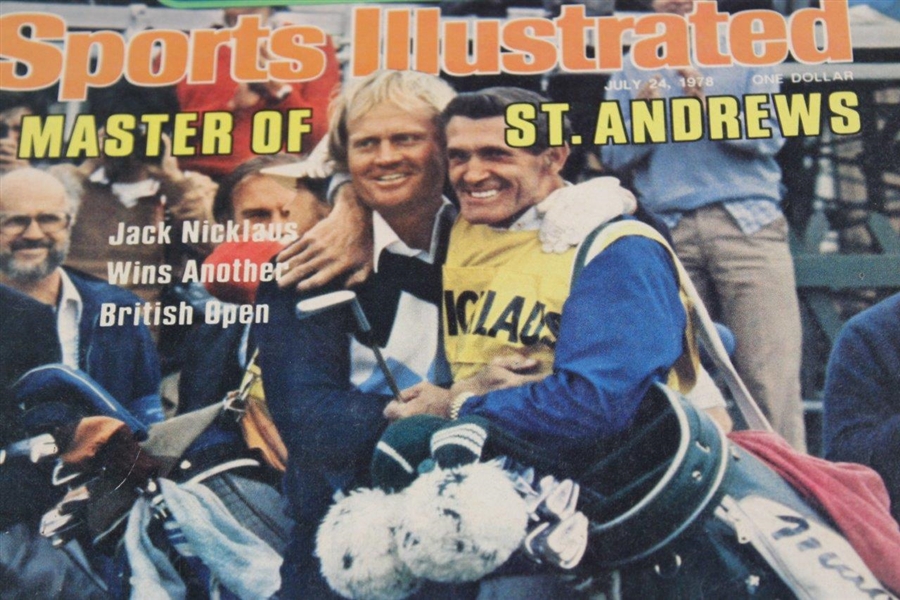 Jack Nicklaus Signed 1978 Sports Illustrated Cover JSA ALOA
