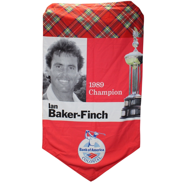 Course Flown Large Colonial Bank of America Colonial Ian Baker-Finch Banner