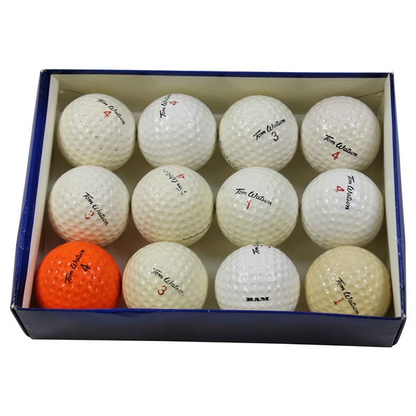 Dozen Tom Watson Logo Golf Balls