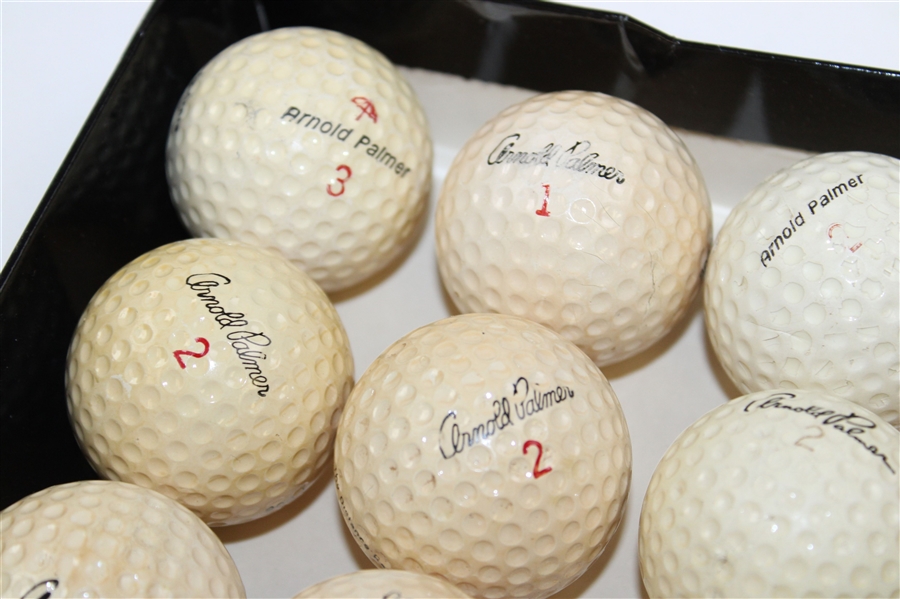 Dozen Arnold Palmer Logo Signature Golf Balls