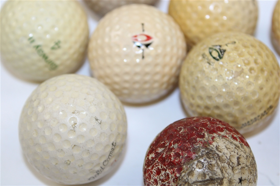10 Miscellaneous Golf Balls - Thunderbird, Macgregor Championship, Spalding, Etc.