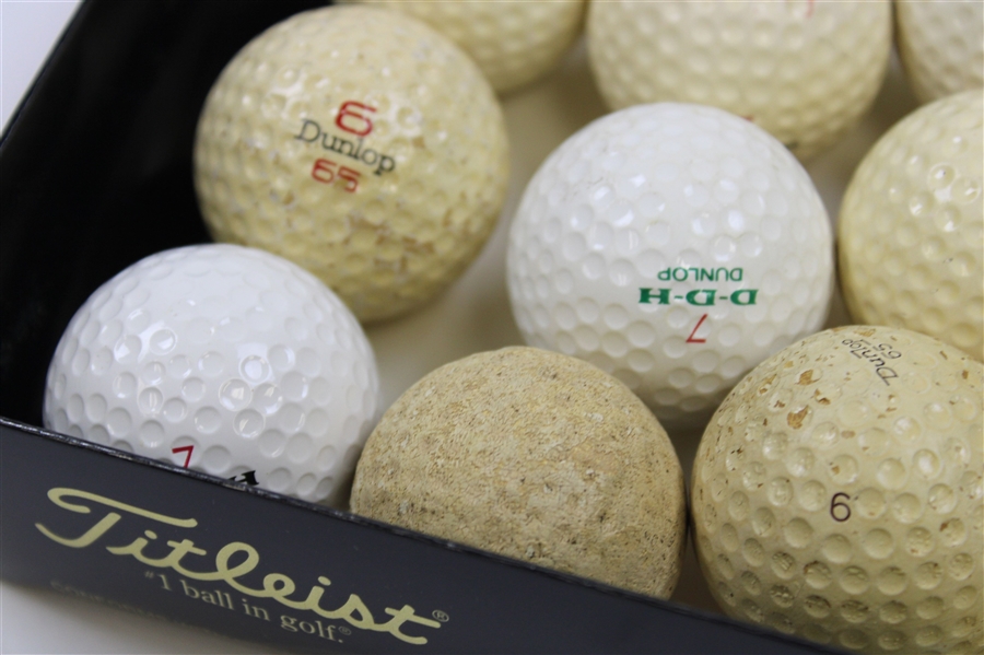 Dozen Vintage Dunlop Golf Balls