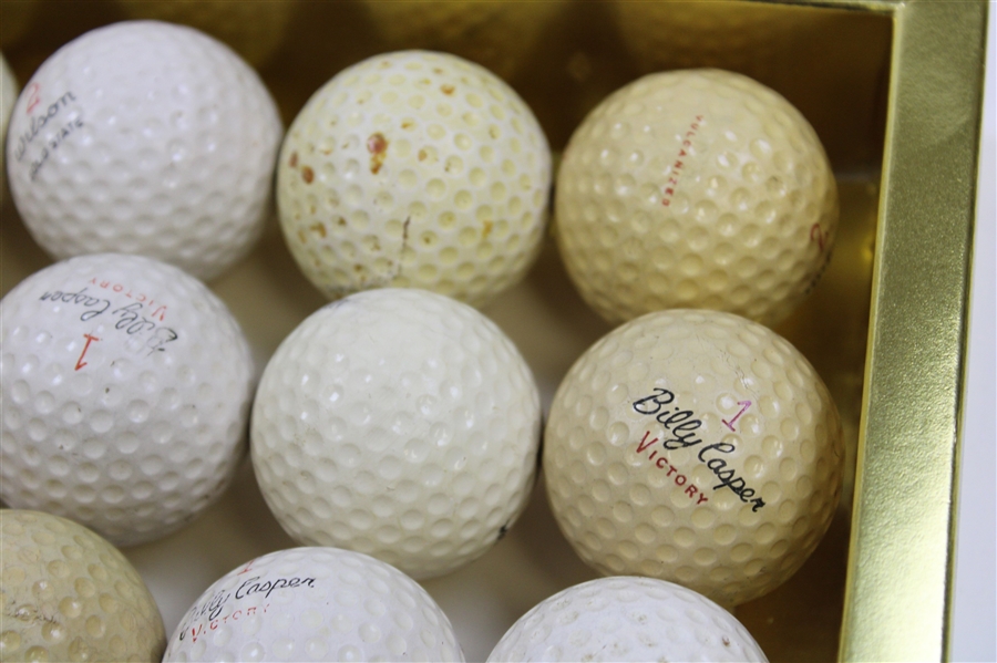 Dozen Billy Casper Logo Signature Golf Balls