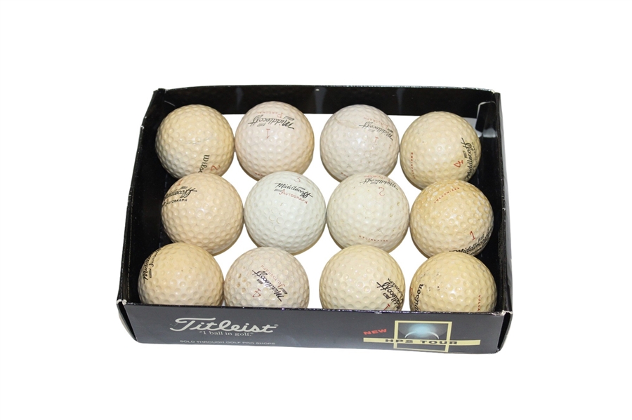 Dozen Cary Middlecoff Logo Signature Golf Balls