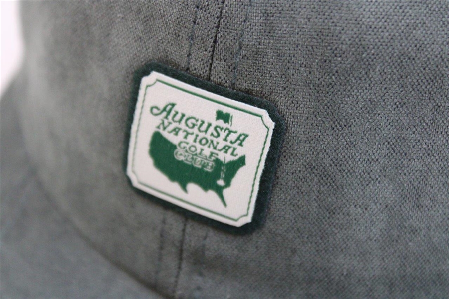 ANGC Masters Tournament Square Patch Logo Dark Green/Gray American Needle Hat 