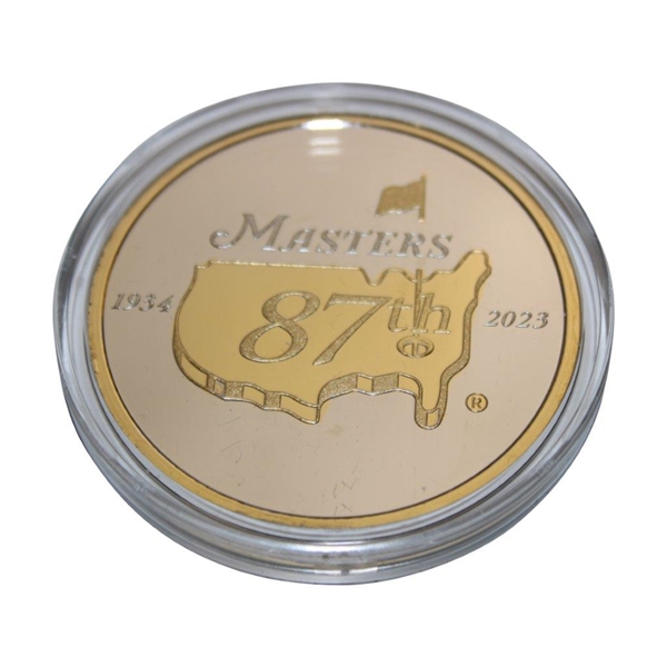 2023 Masters Tournament LTD ED 87th Masters Coin #184/350 in Original Box