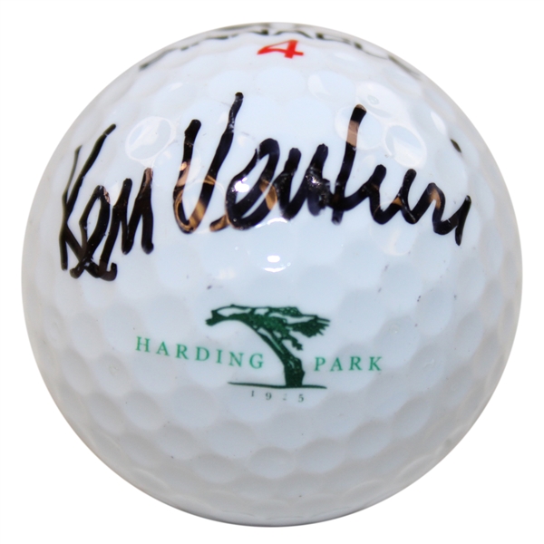 Ken Venturi Signed Harding Park Logo Golf Ball - Site of His 3 San Francisco City Amateur Championship Wins JSA ALOA