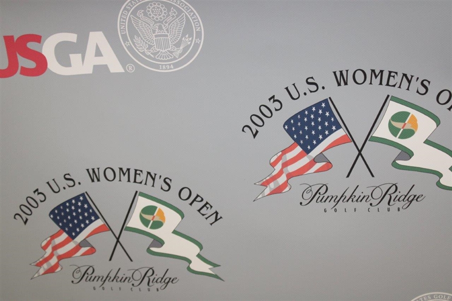 2003 USGA US Women's Open at Pumpkin Ridge Large Banner