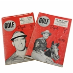 Golf Digest Magazines with Byron Nelson & Frank Stranahan Covers