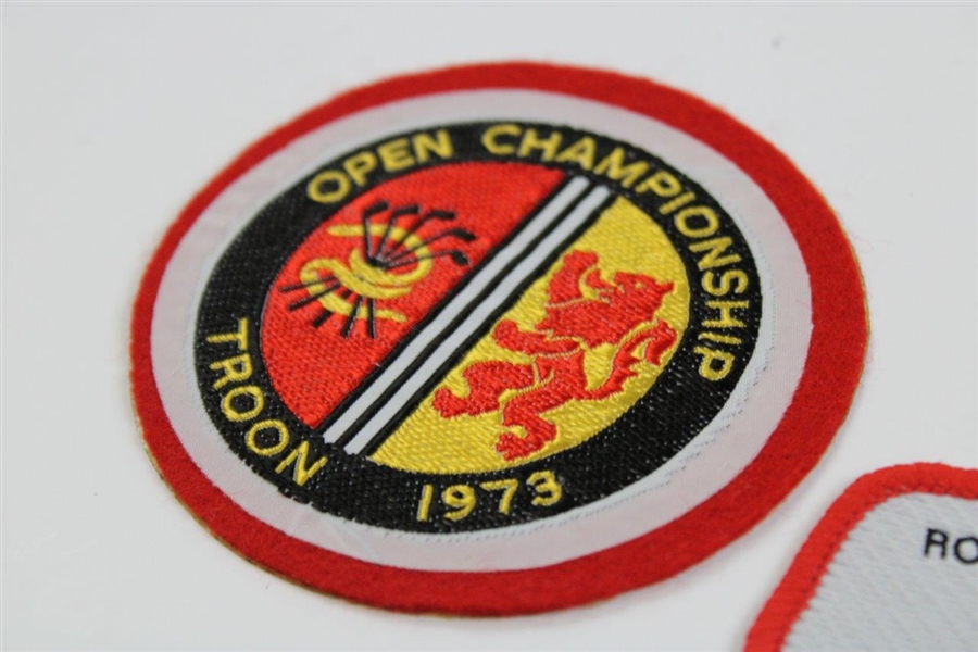 The OPEN Patches - 1968 Carnoustie 1973 Troon, 1970 St Andrews, 1983 Birkdale & Troon