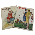 1923 & 1926 Judge Magazines with Golf Covers & Content