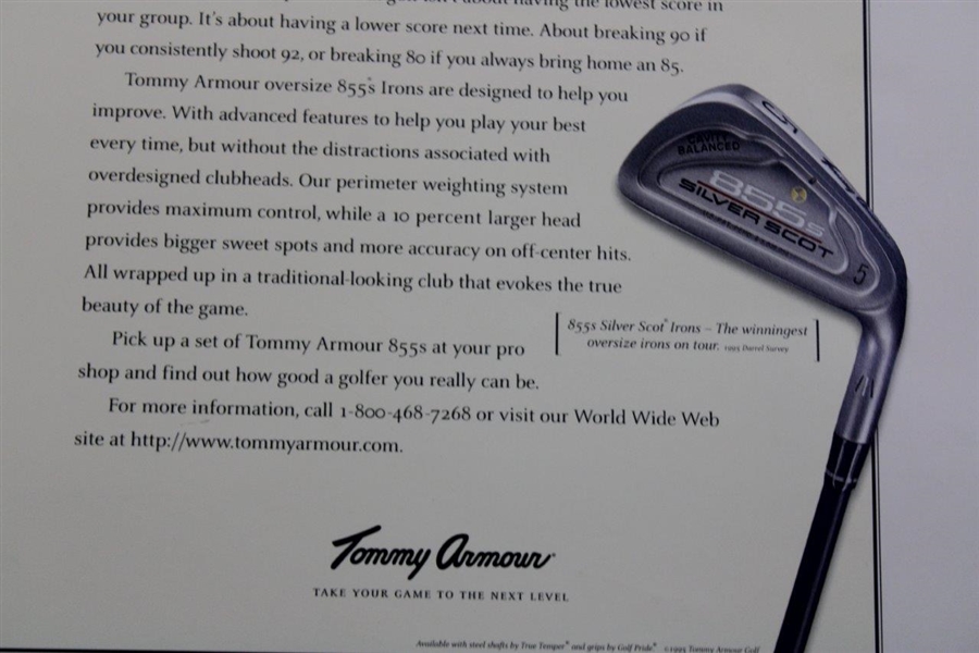 Two (2) 1995 Prints From Tommy Armour Showing Vintage Golf Equipment