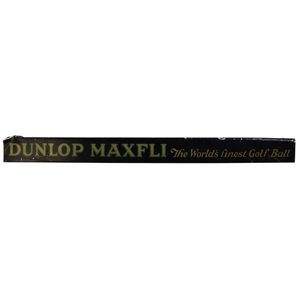 Vintage Metal  Dunlop Maxfli The Worlds Finest Golf Ball Sign