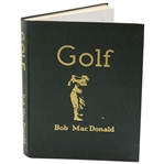 1927 Golf Book By Bob MacDonald