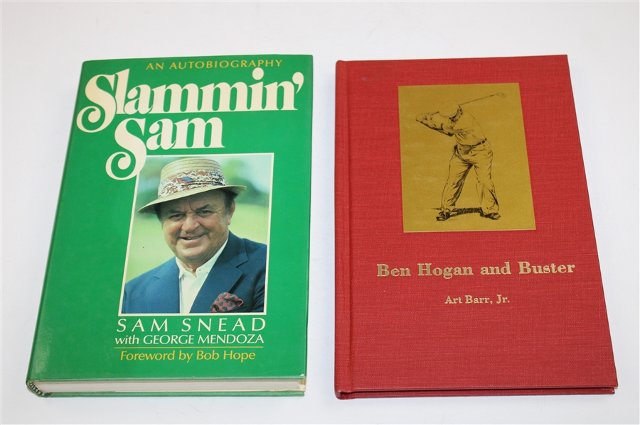 Ben Hogan and Buster' & 'An Autobiography - Slammin' Sam' Books