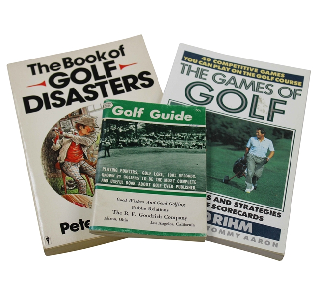 The Booklet Of Golf Disasters', 'The Games Of Golf' & 'Golf Guide' Booklet