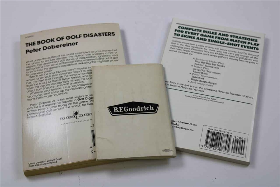 The Booklet Of Golf Disasters', 'The Games Of Golf' & 'Golf Guide' Booklet