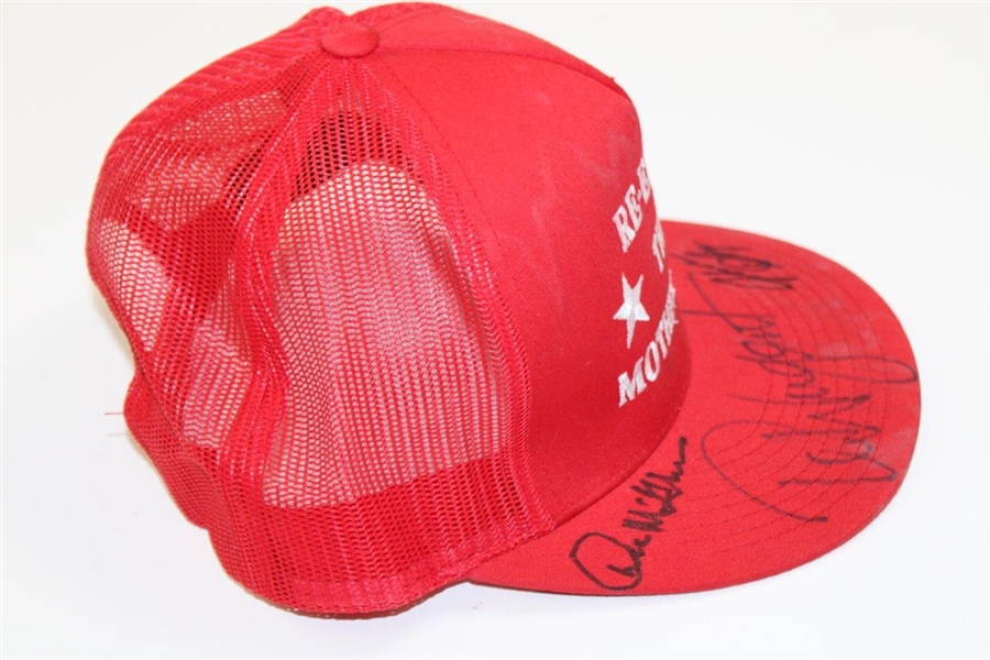 John Daly, Ted Nugent & Don McGahn Signed Red Re-Election Hat JSA ALOA