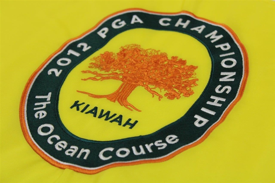 Rory McIlroy Signed 2012 PGA Championship At Kiawah Embroidered Flag JSA#L59093