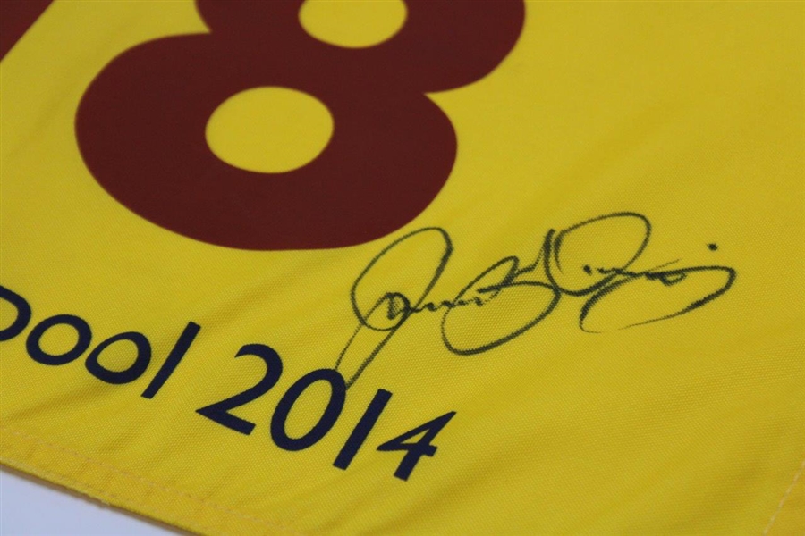 Rory McIlroy Signed 2014 Open Championship Flag PSA/DNA #W05021