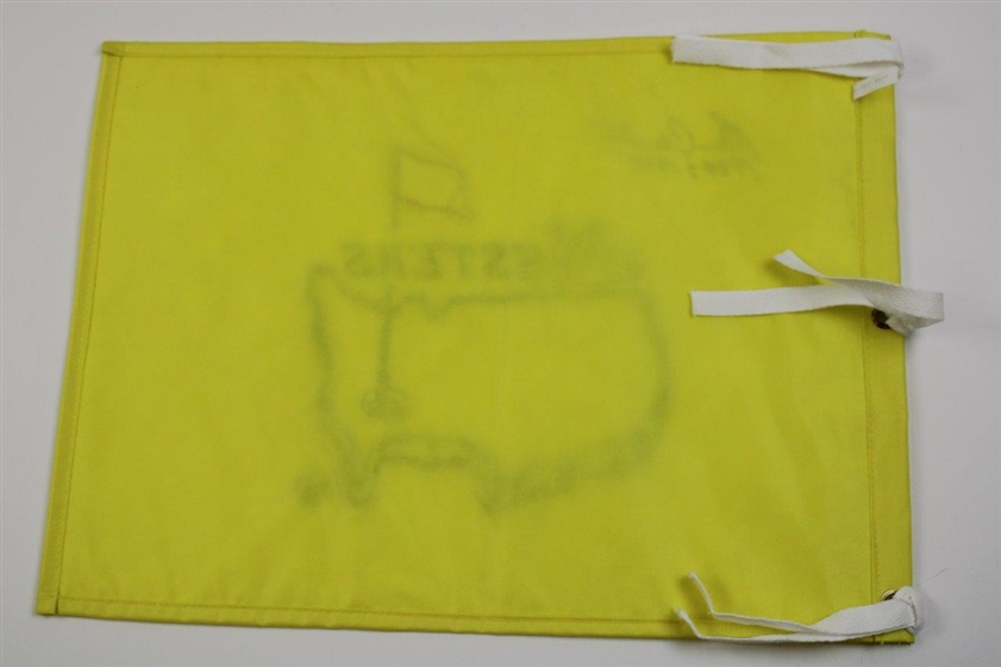 Ben Crenshaw Signed Undated Masters Embroidered Flag w/Years Won JSA ALOA