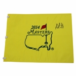 Bubba Watson Signed 2014 Masters Embroidered Flag JSA ALOA