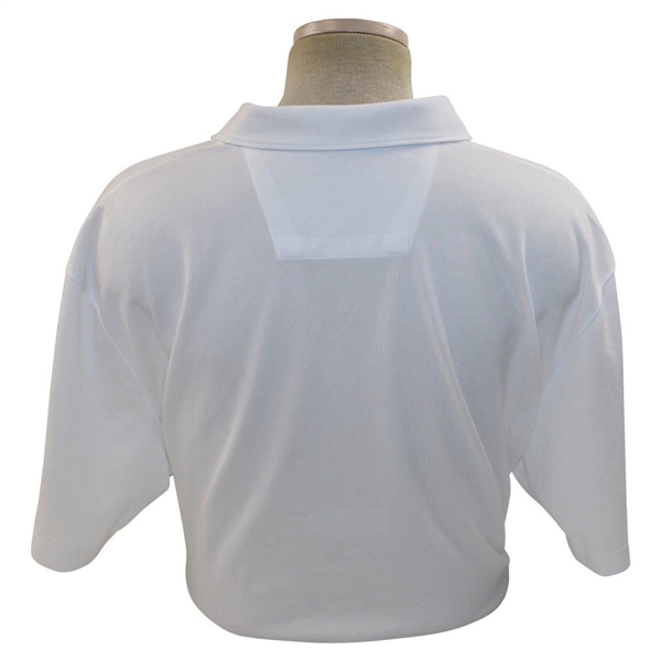 John Daly Signed Personal White Polo 3XL Golf Shirt w/Gray Collar JSA ALOA