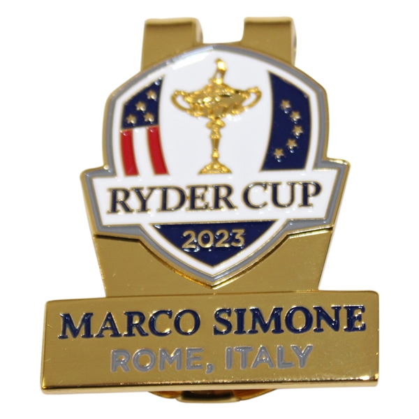 2023 Ryder Cup at Marco Simone Golf & CC Commemorative Money Clip