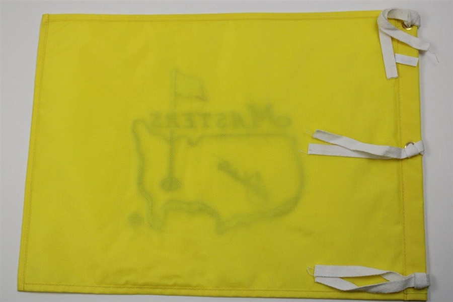 Seve Ballesteros Signed Undated Masters Embroidered Flag JSA ALOA