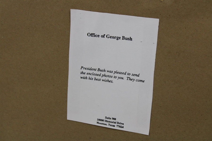 President George W. Bush Signed The First Tee Poster - Framed JSA ALOA
