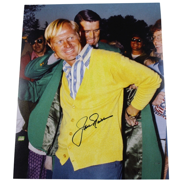 Jack Nicklaus Signed Masters 1972 Charles Coody 8x10 Photo